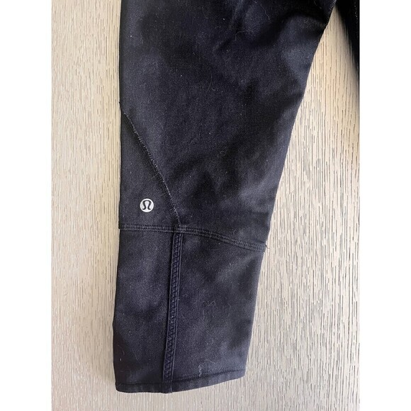 Lululemon Snap Me Up Black 3/4 Crop Pants Size 6 Used Inseam 18.5" Women's - Picture 8 of 8